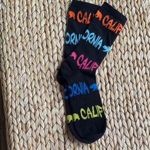 California rainbow socks